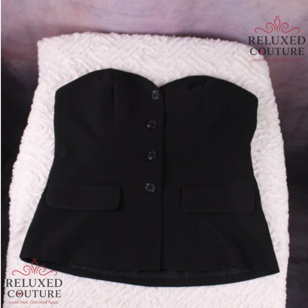 Sincerely Jules Black Bustier Top